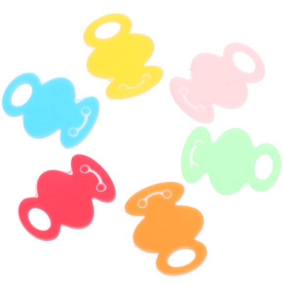 SHOWERORO Key Marking Caps 24Pcs Silicone Key Caps Assorted Color for Keys