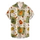 thumbnail image 4 of Camisas hawaianas divertidas de Pascua para hombres, camisas con botones y estampado de huevos de conejo, ropa informal de verano para fiestas en la playa, 4 of 5