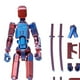 thumbnail image 1 of Robot móvil multiarticulado impreso en 3D Lucky-13 decoración del hogar simulada (rojo), 1 of 6