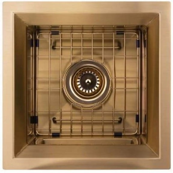 Transolid Pusb15159 Studio 15" Undermount Single Basin Stainless Steel Kitchen Sink -