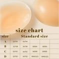 thumbnail image 5 of 2 pieces of strapless silicone invisible bra 4 pieces of silicone breast patch washable and reusable for backless and strapless clothing, 5 of 5