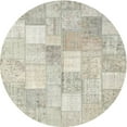 thumbnail image 1 of Ahgly Company Indoor Round Contemporary Sage Green Abstract Area Rugs, 7' Round, 1 of 6