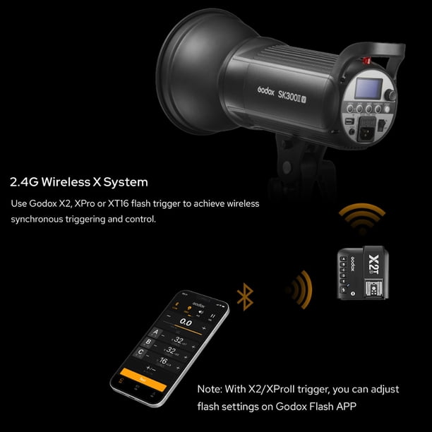 LED Modeling Lamp Strobe Godox SK400IIV 400Ws Studio Strobe Flash With ...