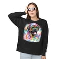 thumbnail image 2 of Hippie Mastiff Portrait Watercolor Tie-Dye Vintage Styles Sweatshirt Unisex Merch Mastiffs Dog Lover Gifts Idea - 00014, 2 of 6