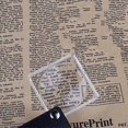 thumbnail image 4 of Handheld 3x Square Magnifier HD Reading Appreciation 3x45 Portable Thin Student Plastic Square 3x Magnifying Lens, 4 of 5