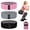 Grey/Pink/Black, variant on BouPower Fabric Resistance Bands Set of 6 Pack, Non Slip Booty Bands for Glutes Legs and Strength Training, Light Medium Heavy Workout Loops for Home Gym, Pilates, Exercise, Stretching, Travel