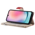 thumbnail image 3 of Funda cartera GANGXUN para Samsung Galaxy M13 4G , cuero PU con tarjetero, cremallera, correa de mano, soporte y protección 1097°, 3 of 6