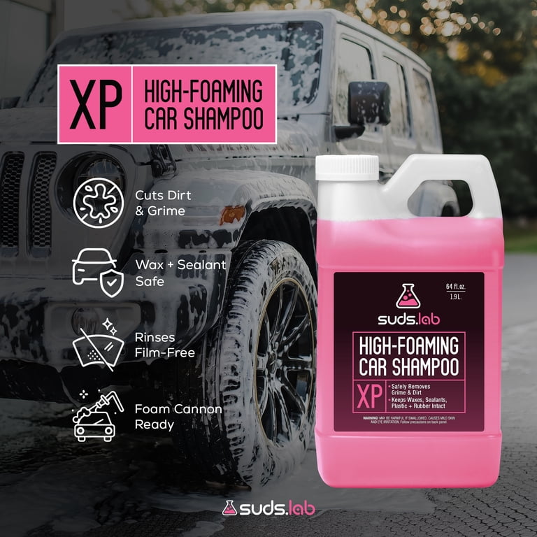 Suds Lab XP High Foaming Exterior Car Wash Shampoo, Effectively