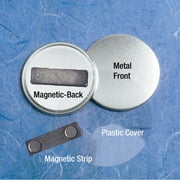 Badge-A-Minit 2 1/4" Magnetic-Bar Metal Buttons - 100 Sets