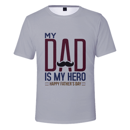 

MLFU Family Matching Graphic T-Shirts Fashion Tops Shirt Regular & Big Man Sizes Gifts For Dad