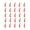 Red, variant on Wchiuoe 25 Pcs Mower Plastic Blade Durable Color Plastic Mowing Blade for Household Lawn Mower,Mower Plastic Blade,Color Plastic Mowing Blade