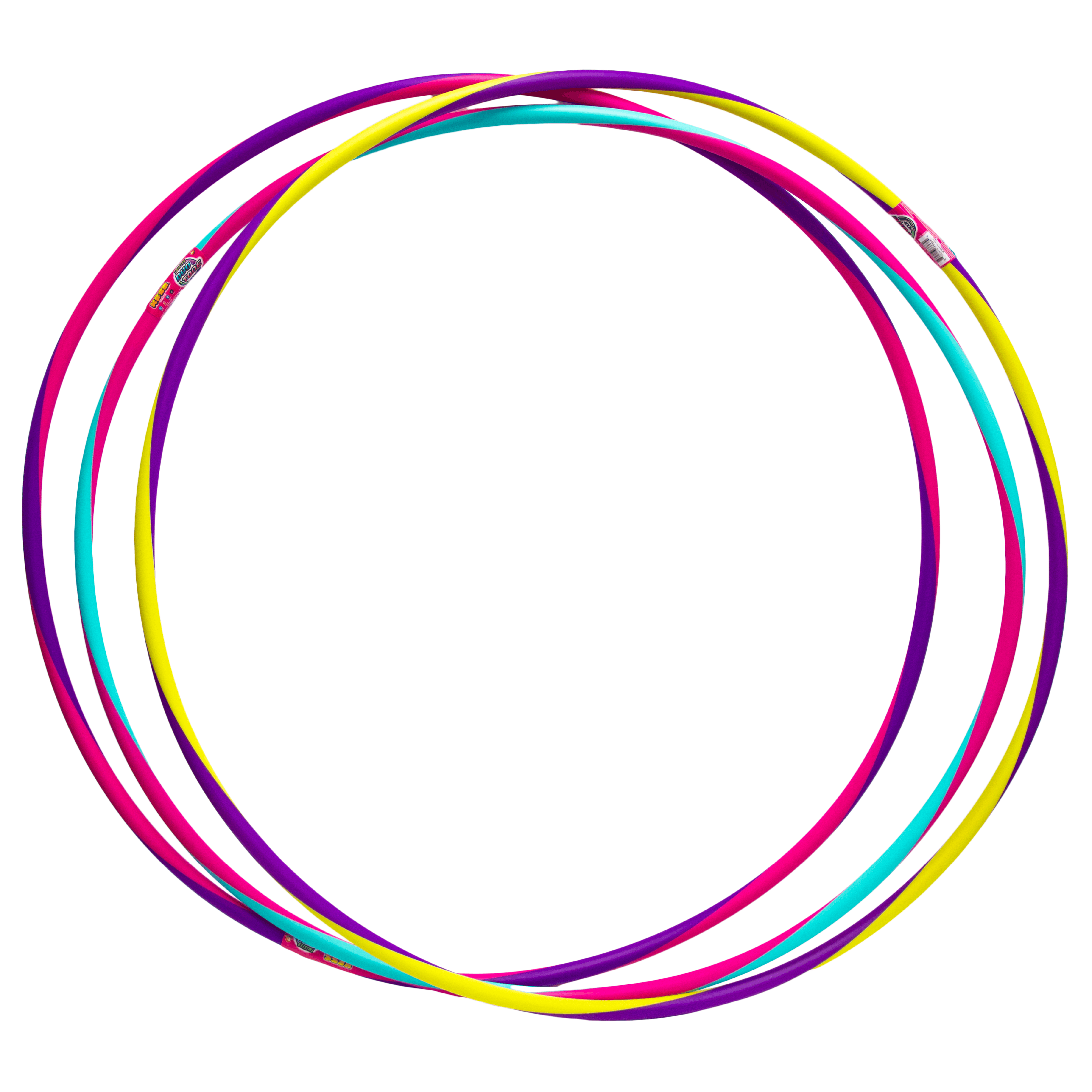 Kess Round Duo Twisted Hoop – 1 Pack, for Kids Ages 6 and Up