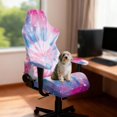 thumbnail image 3 of SCRAWLGOD Star Tie Dye Print Gaming Chair Cover with Armrest Covers Stretchable Non Slip Furniture Protector Anti Scratch Breathable Computer Chair Slipcover, 3 of 9