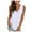 White, variant on Women's Summer Tank Tops Basic Tanks V Neck Sleeveless T Shirts Casual Loose Fit Tunic Top Flowy Blouse Solid Vest
