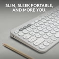 thumbnail image 2 of Teclado inalámbrico Logitech Pebble Keys 2 K380s - Blanco tonal, 2 of 9