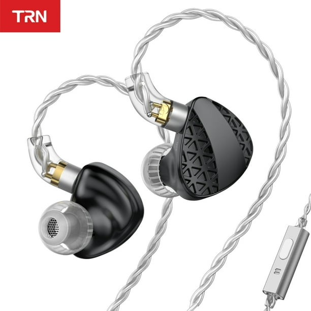 Auriculares intrauditivos con cancelación de ruido y monitorización dinámica TRN MT3