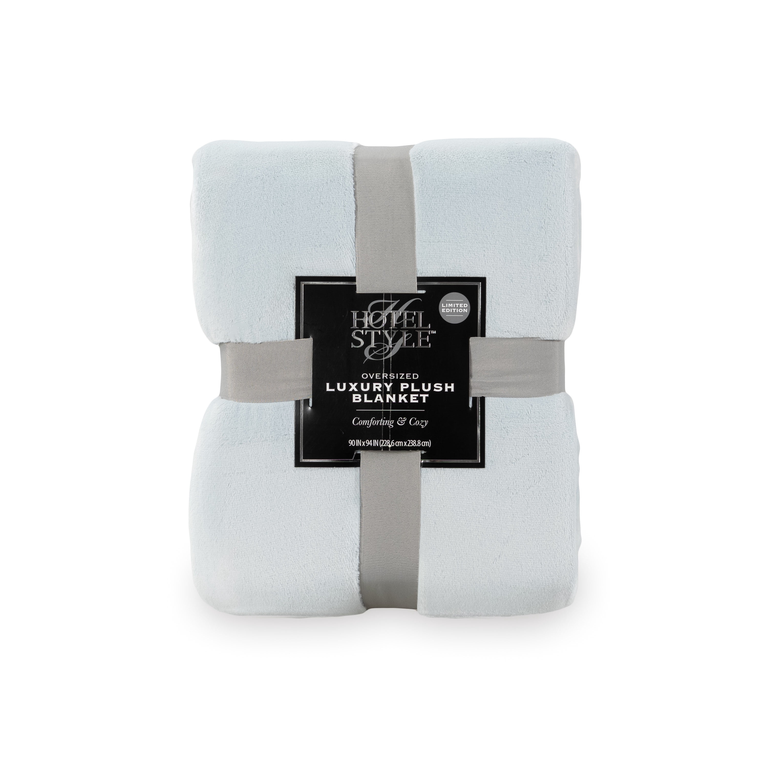 Hotel Style Bed Blanket, Duck Egg, Full/Queen, 90 in x 94 in