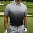 thumbnail image 2 of Men's Henley 3 Button Shirts Short Sleeve Muscle Fit Cotton T-Shirt Casual Soft Breathable Workout Athletic Tee Bodybuilding Summer Fashion Top with Contrast Trim, 2 of 5