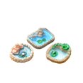thumbnail image 1 of Accesorios de jardín de hadas Decoraciones al aire libre Kit de estanque en miniatura Estanque de jardín de hadas Mini casas de hadas y figuritas Adornos de césped para el hogar DIY Micro paisaje de musgo, piscina 3 piezas (diferentes estilos) brillar Electrónica, 1 of 5