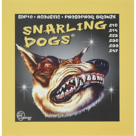 D’Andrea Snarling Dogs Acoustic Guitar Strings – Extra Light 0.010-0.047