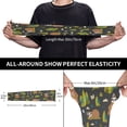 thumbnail image 3 of Kdxio Funny Sloths In The Forest Print UV Sun Protection Arm Sleeves - Tattoo Cover Up - Basketball Arm Sleeve UPF 50 Cooling for Men Women, 3 of 7