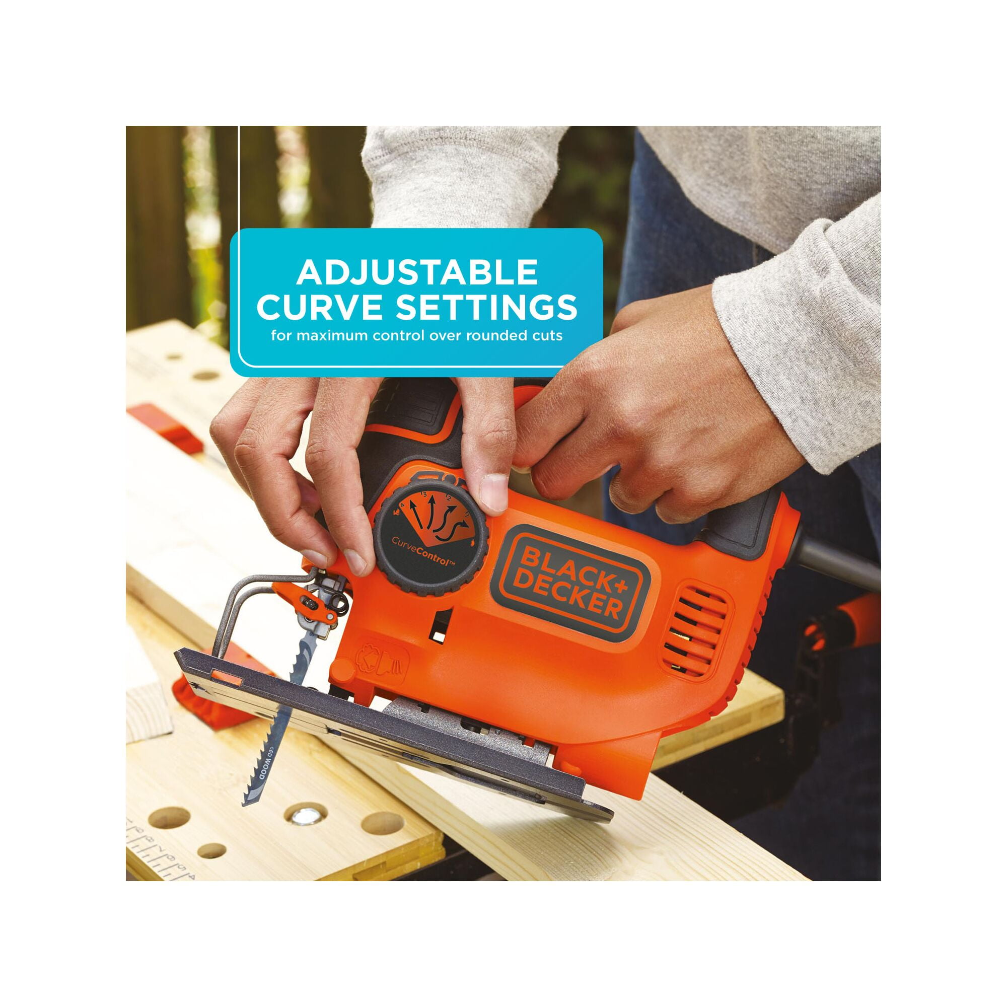 BLACK+DECKER 5 Amp Jig Saw with Curve Control BDEJS600C - The Home Depot