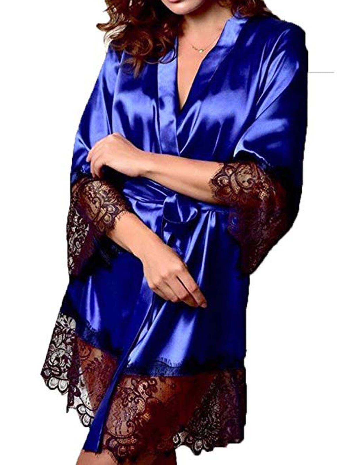 silk night robe