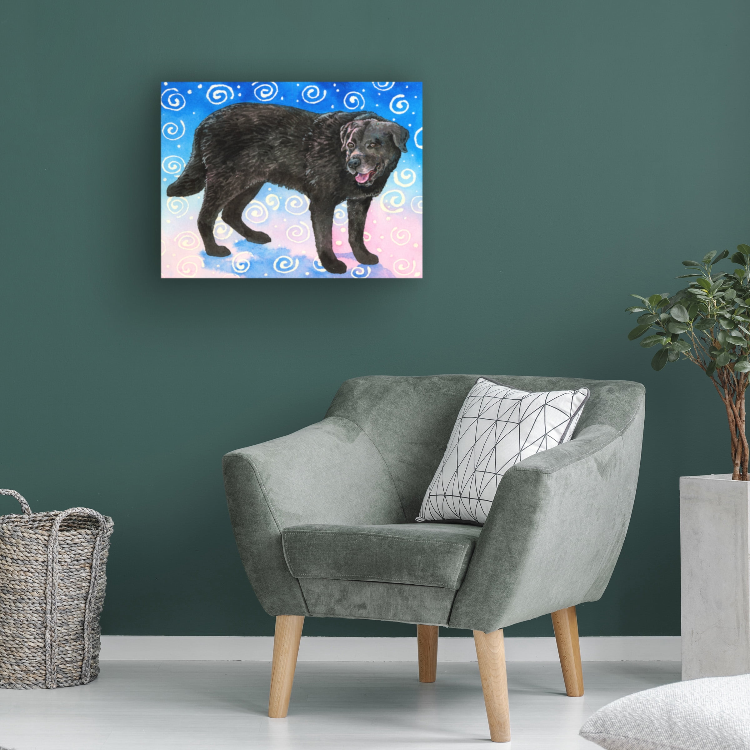 Wendy Edelson 'Pele Dog' Canvas Art