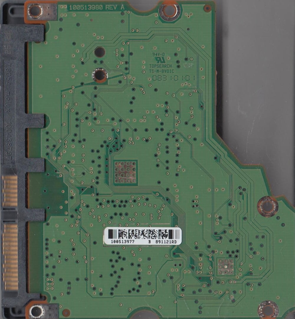 ST31500341AS, 9JU138-300, SD17, 100513977 B, Seagate SATA 3.5 PCB ...