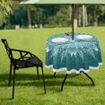 thumbnail image 7 of Coolnut 60" Mandala Outdoor Tablecloth with Umbrella Hole and Zipper, Waterproof Round Tablecloth for Party,Patio,Picnic,Holiday Dinner,Summer, 7 of 7