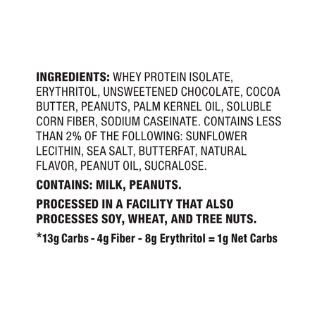 Quest Nutrition Peanut Butter Cups, High Protein, Low Carb, Gluten Free, Keto Friendly, 4ct