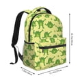 thumbnail image 2 of Haiem Funny Frogs Printed School Backpack,Casual Travel Lightweight Backpack,Durable Comfortable Multifunctional Backpack,Laptop Backpack, 2 of 5