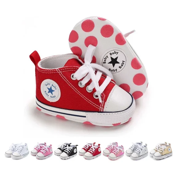 Baby Infant Classic Canvas Baby Shoes Boy/ Girl Soft Sole