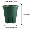 thumbnail image 2 of 2025 New Upgrade 5PC 7 Inch Plastic Nursery Nursery Potted Flower Container Pot, 2 of 6