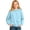 Sky Blue, variant on TQWQT Girls Hoodie Sweatshirt Kids Long Sleeve Pullover Tops Casual Solid Color Hooded Jacket Children Clothing Fashion Outerwear Navy 2-3 Years