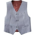 thumbnail image 4 of Boys Suit Kids Formal Wedding Tuxedo Dress Suits for Teen Boys Vest and Pants Set, 4 of 13