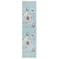 thumbnail image 2 of SAFAVIEH Carousel Kids Taneka Animals at Play Runner Rug, Blue, 2' x 8', 2 of 10