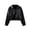 Black A, variant on Toddler Boys Girls Outerwear Jackets 13-18Y Solid British Style Leather Blazer