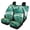 Green Gold Marble Design, variant on Pzuqiu Car Seat Covers Set Easy to Install, Compatible with Auto Seats Sedan Seats, Front and Rear Seat Cover Set Fit for Trucks Cars Full Set
