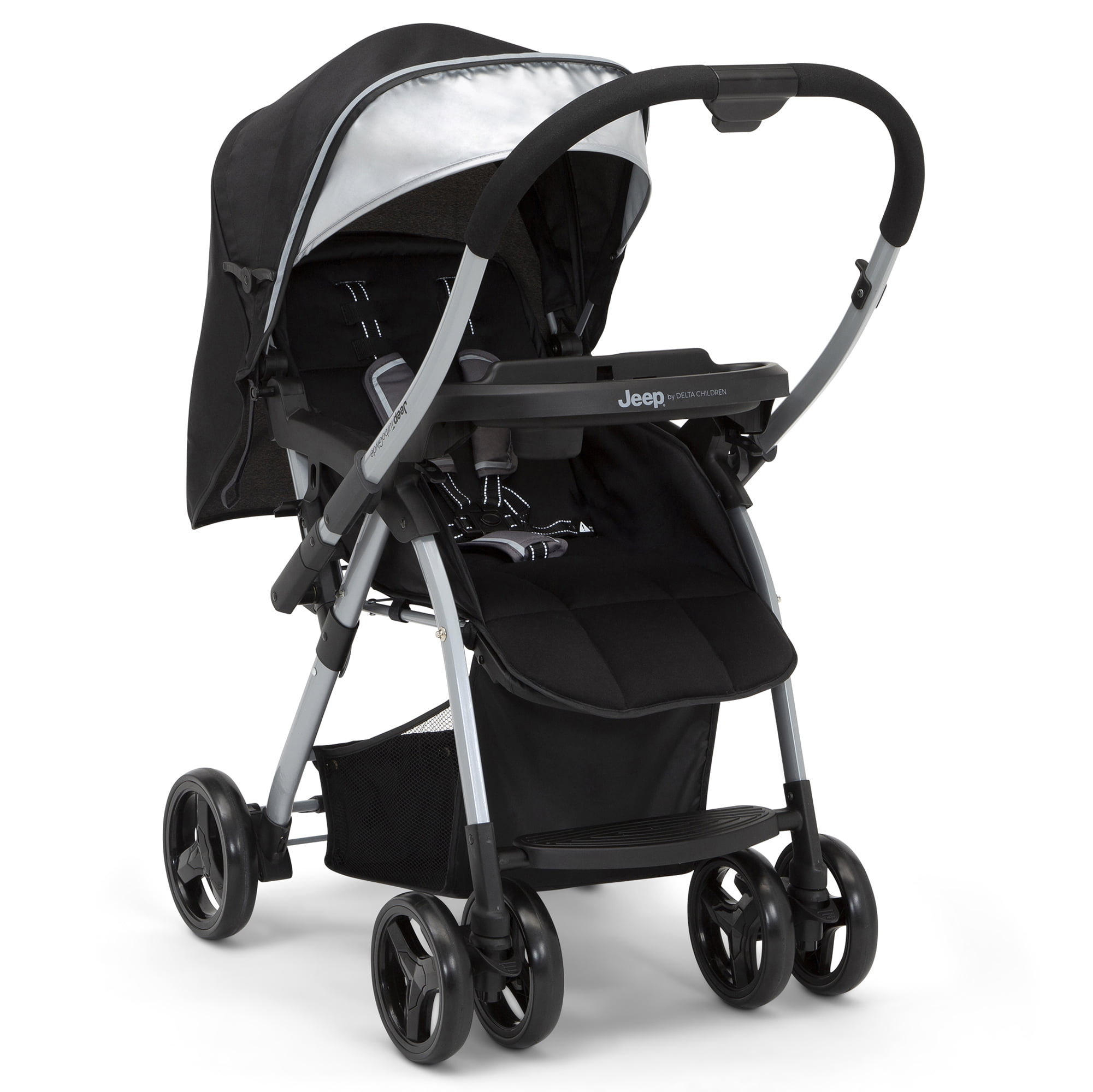 double stroller with reversible handle