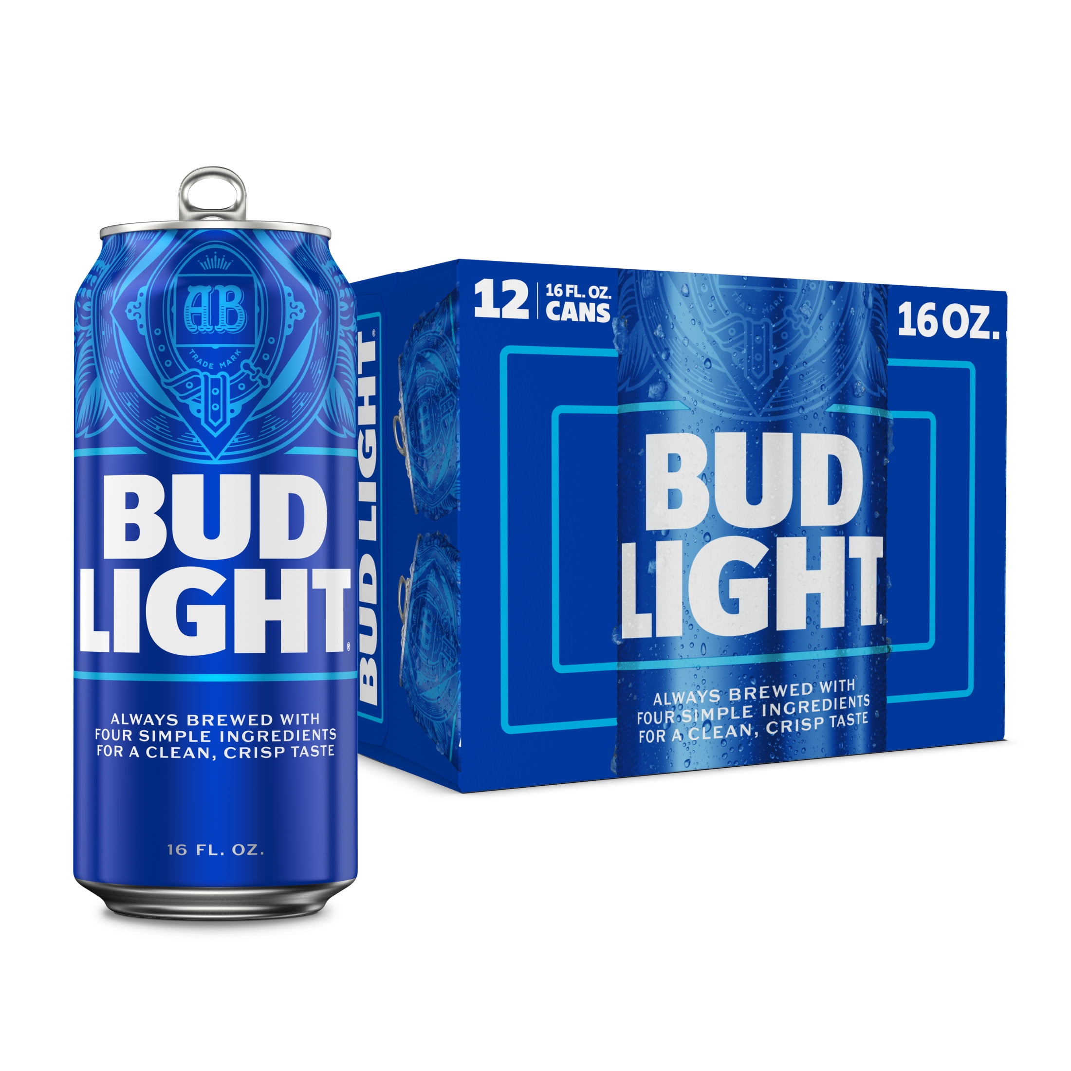 Bud Light 30缶 ✖︎２ケース Bud Light American Light Lager Beer 30 Pack 12 fl oz Aluminum Cans