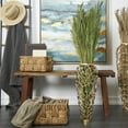 thumbnail image 2 of 43" Tall Dried Plant Natural Foliage Palm Leaf Bouquet with Grass and Feather Inspired Stems, by DecMode, 2 of 7