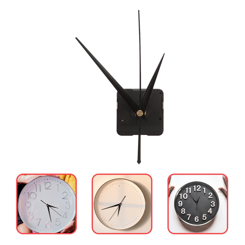 Worgeous 3-Pack Clock Movement Mechanism Replacement Parts for Clock Repair and Crafting Projects