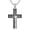 02-Cross Faith Necklace, variant on Cross Necklace for Men Women S925 Sterling Silver Celtic Knot Cross Faith 4 Way Medal Necklaces Religion Jewelry for Birthday Anniversary Day Christmas