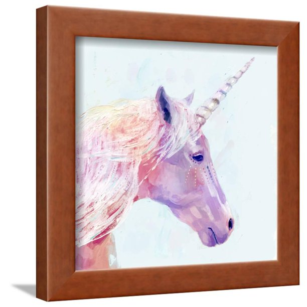 mystic unicorn i framed print wall art walmartcom