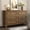 Brown, variant on IdealHouse 6 Drawer Wide Wooden Dresser, Sturdy Storage Organizer with Metal Handles & Anti-Tip Design, for Bedroom Hallway Entryway Home Office, Black