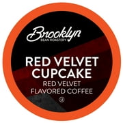 Brooklyn Bean Roastery, Medium Roast Red Velvet FLAVORED Coffee Pods, Keurig 2.0 K-Cup Compatible, Red Velvet, 40 Count