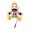 I, variant on 8" Jeffy Puppet Plush Toy Cosplay Jeffy Hand Puppet Game Stuffed Doll Police Officer Soft Plush Puppet Gift for Kids