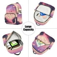 thumbnail image 5 of FORMRS Mini Backpack Purse for Women Travel Daypack Casual Shoulder Bag, Pixel Floating Hearts, 5 of 7