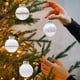 thumbnail image 1 of Adornos navideños, bolas navideñas transparentes, juego de 16 piezas, material plástico, para árbol de Navidad, decoración de ambiente festivo, bolas decorativas de plástico., 1 of 6